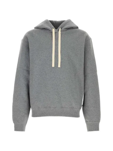Jil Sander drawstring-hood cotton hoodie
