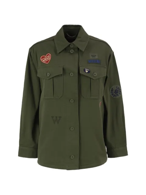 Weekend Max Mara embroidered-patch cotton jacket