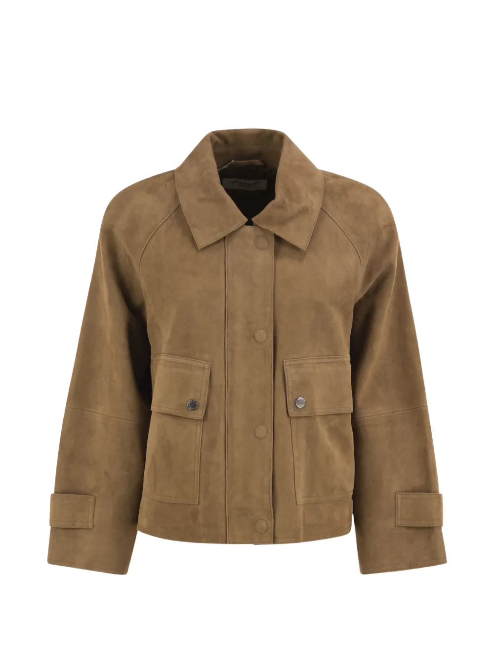 Weekend Max Mara suede raglan-sleeve jacket - Marrone