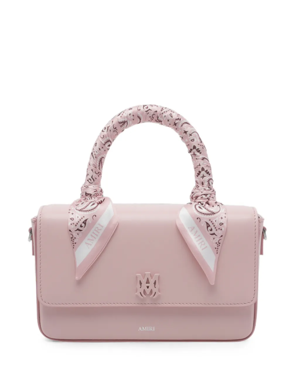 AMIRI micro Long Ma bandana-print handbag - Rosa
