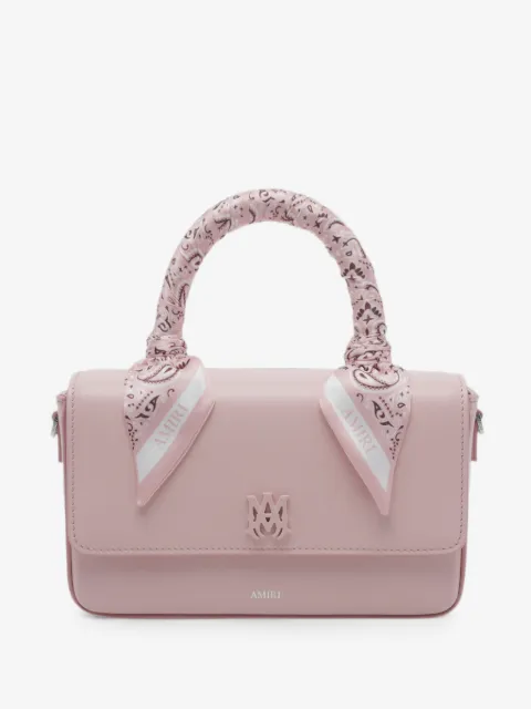 AMIRI micro Long Ma bandana-print handbag