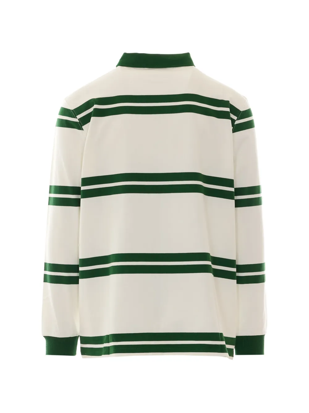Drôle De Monsieur Ornament gestreept poloshirt Beige