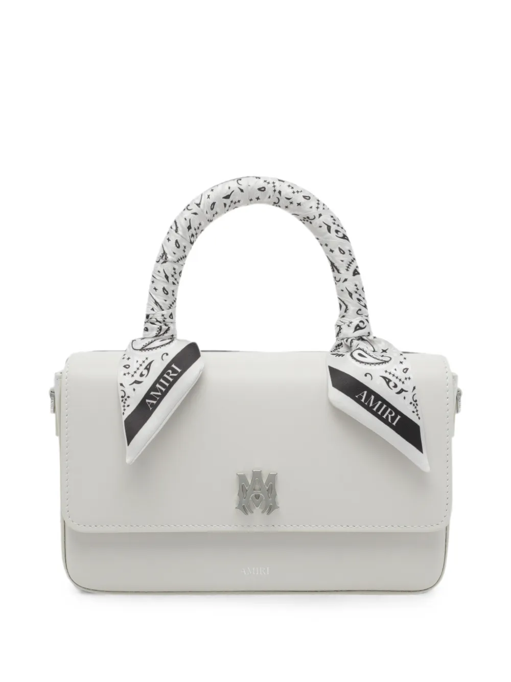 AMIRI micro Ma Long bandana-print tote bag - White