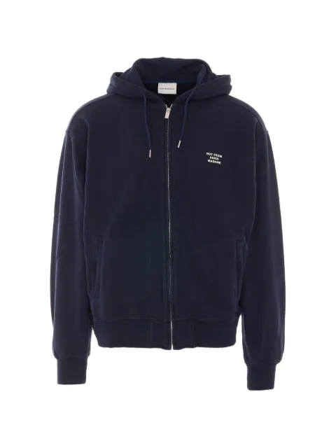 Drôle De Monsieur hoodie con eslogan estampado y cierre