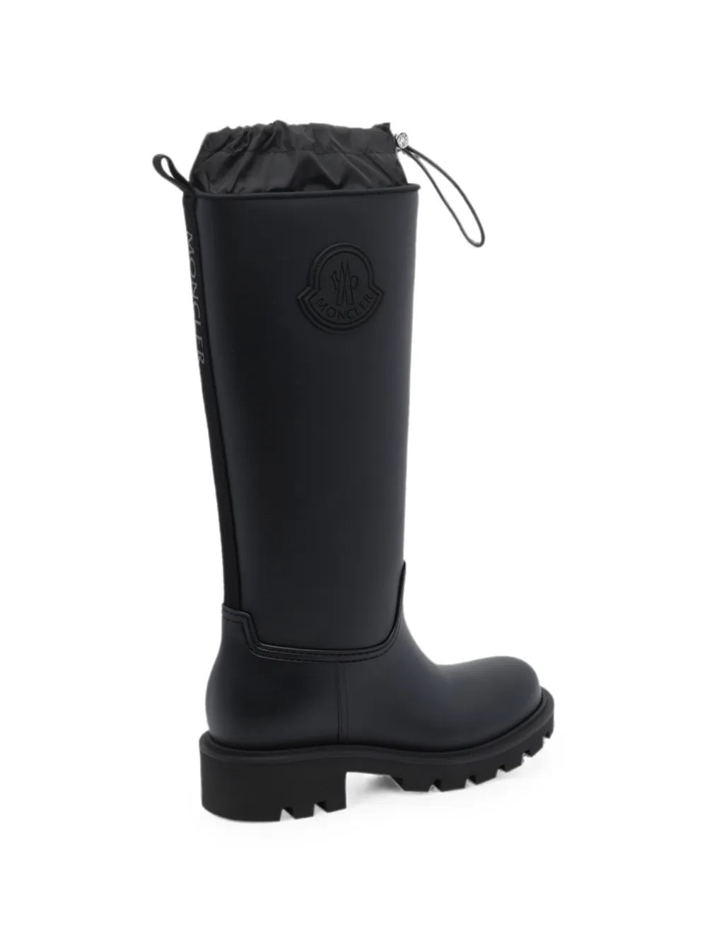 Moncler Kickstream High rain boots Zwart