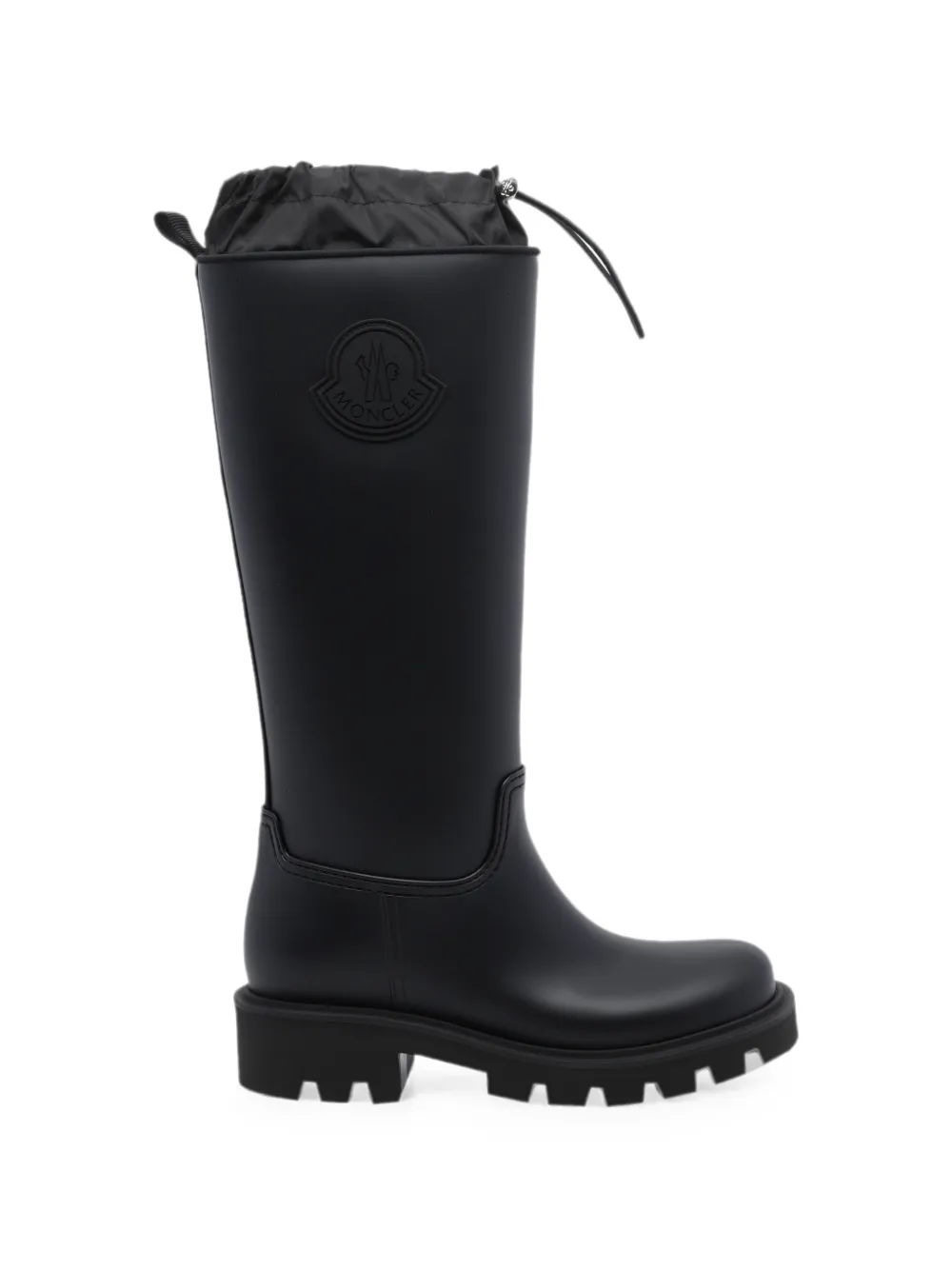 Moncler Kickstream High rain boots Zwart