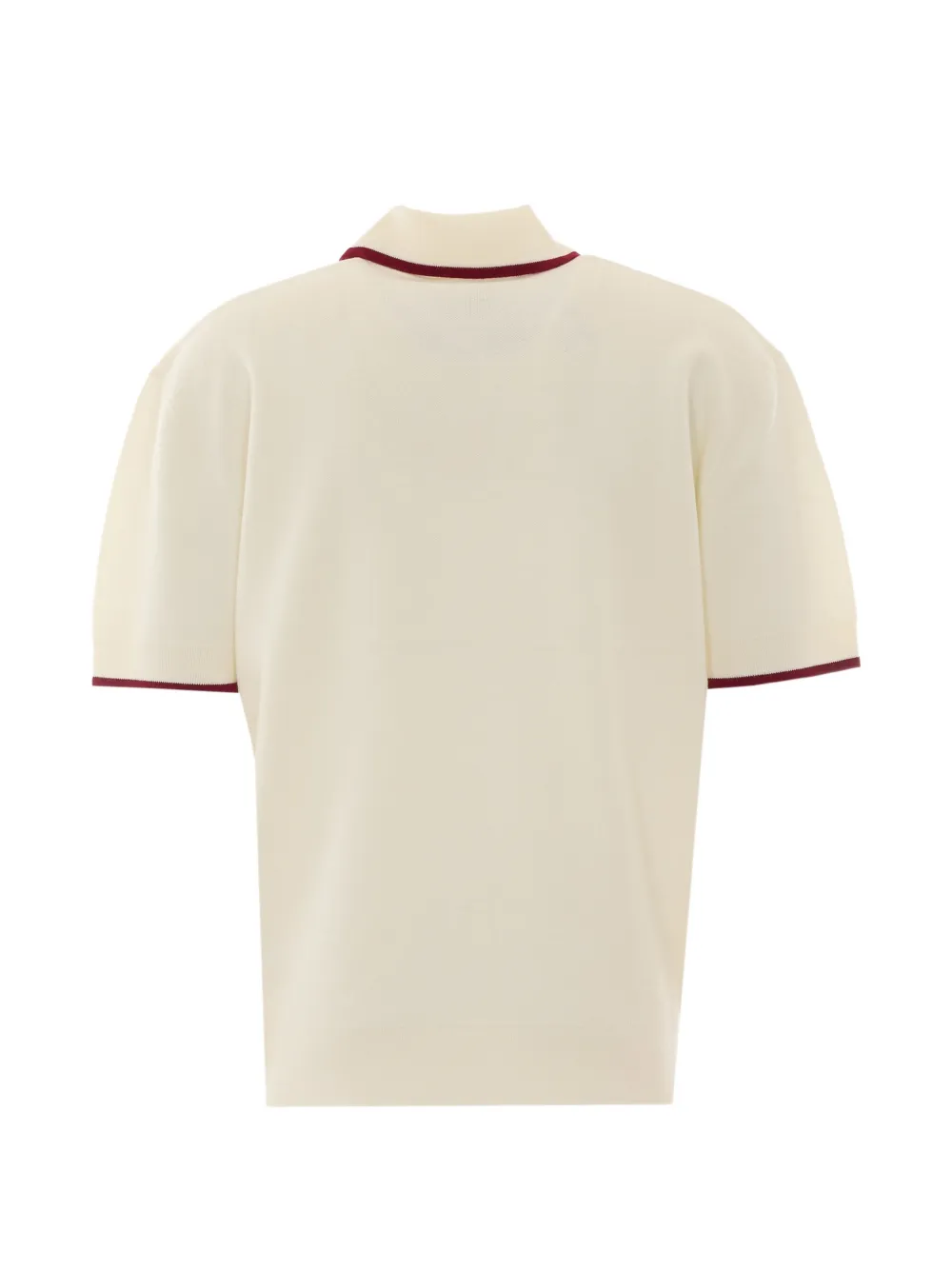Drôle De Monsieur Poloshirt met geborduurd logo Beige