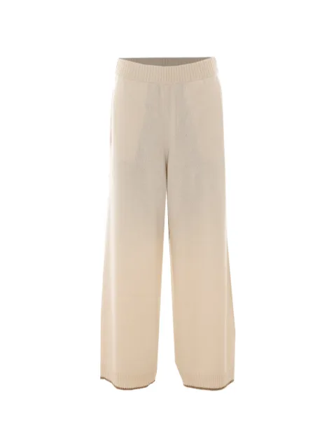 Brunello Cucinelli pantalones de cachemira con pretina elástica