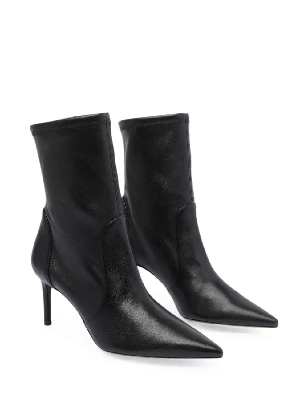 Stuart Weitzman Stuart Power pointed-toe ankle boots Zwart