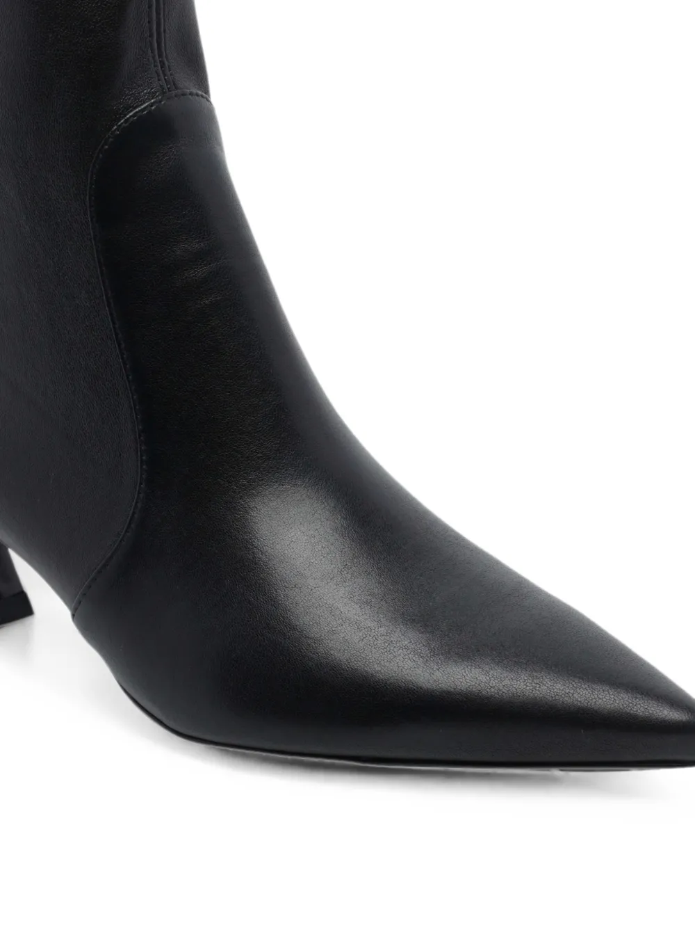 Stuart Weitzman Vinnie pointed-toe ankle boots Zwart
