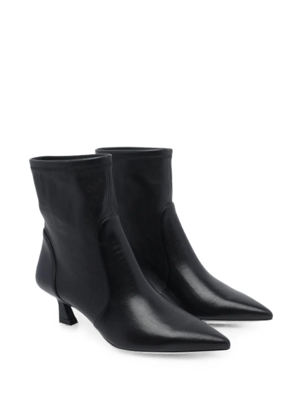 Stuart Weitzman Vinnie pointed-toe ankle boots Zwart
