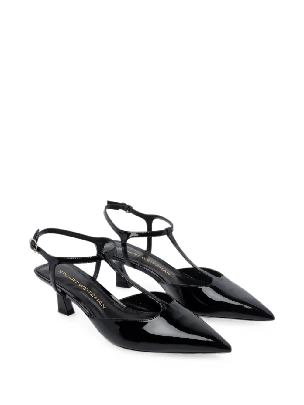 Stuart Weitzman Vinnie T-strap pumps Zwart