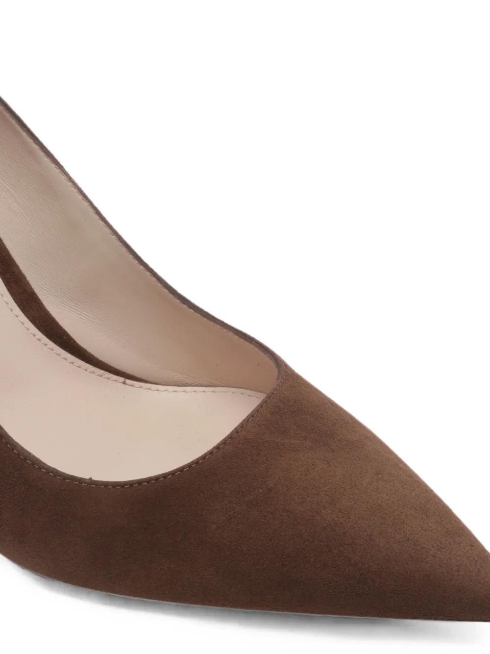 Stuart Weitzman Stuart Power 85 pumps met puntige neus Bruin