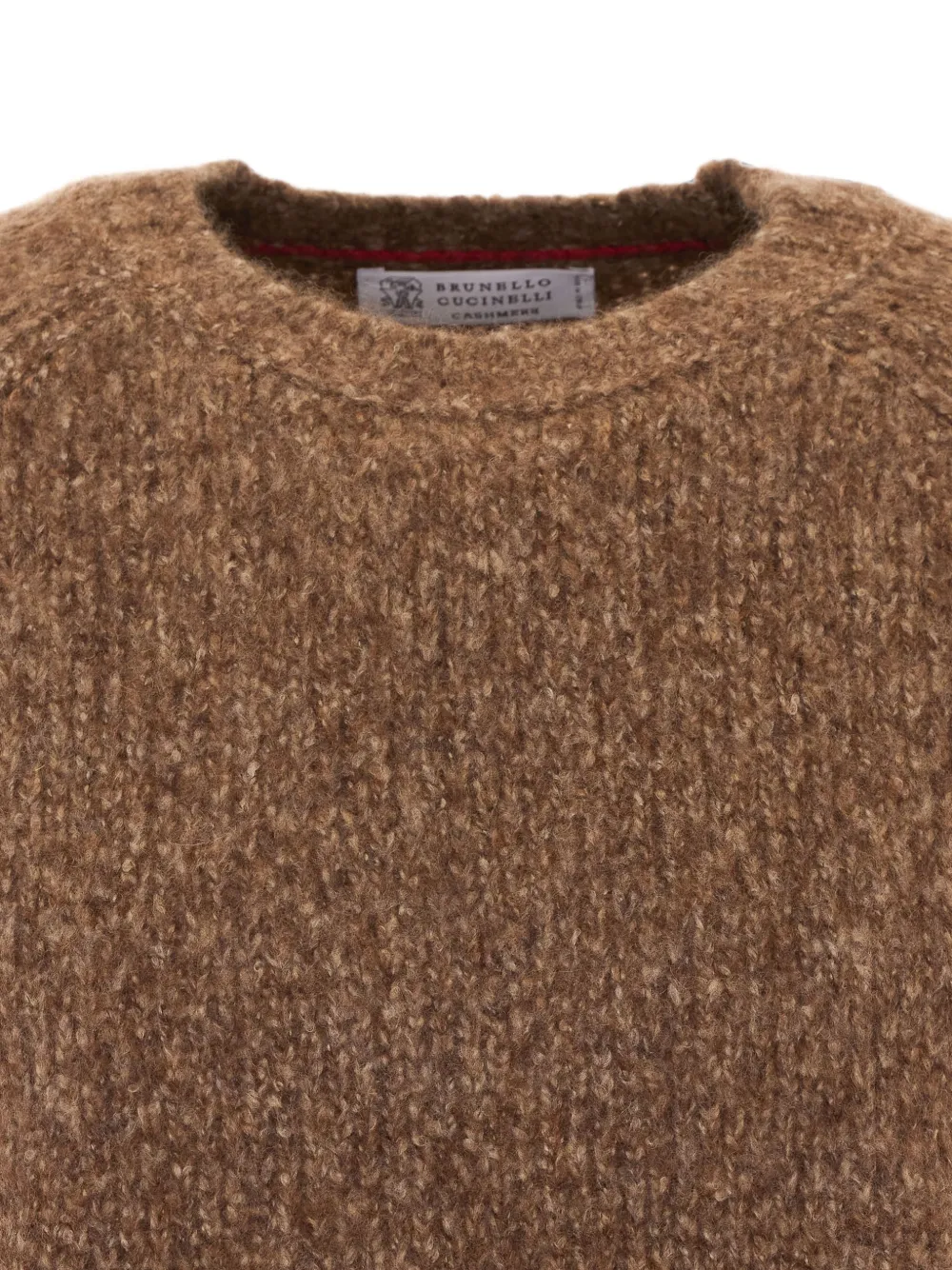 Brunello Cucinelli Trui met ronde hals Bruin