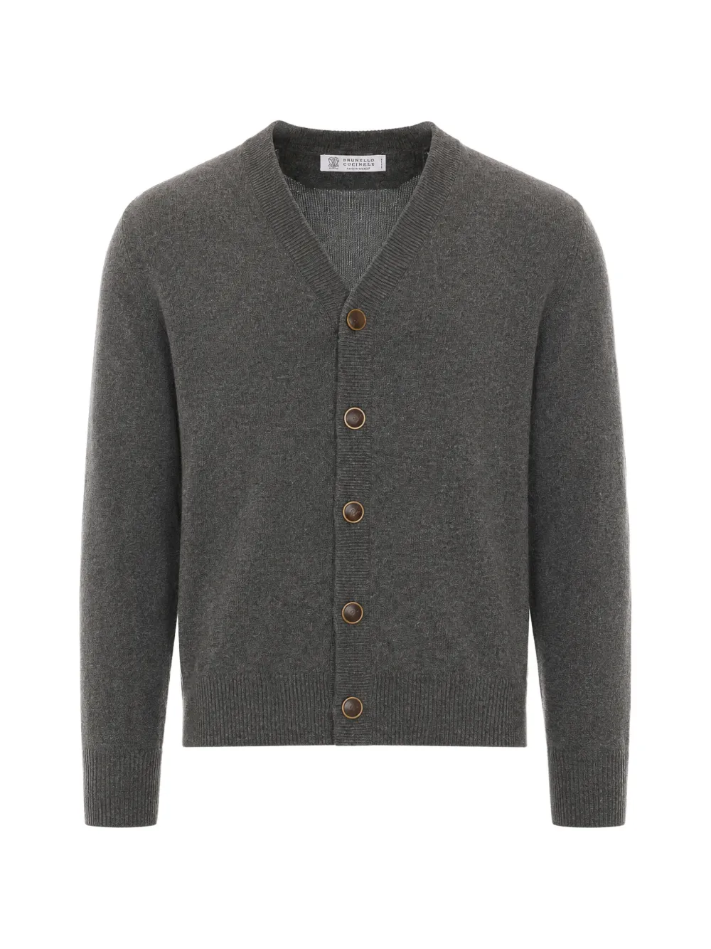 Brunello Cucinelli V-neck cardigan - Grigio
