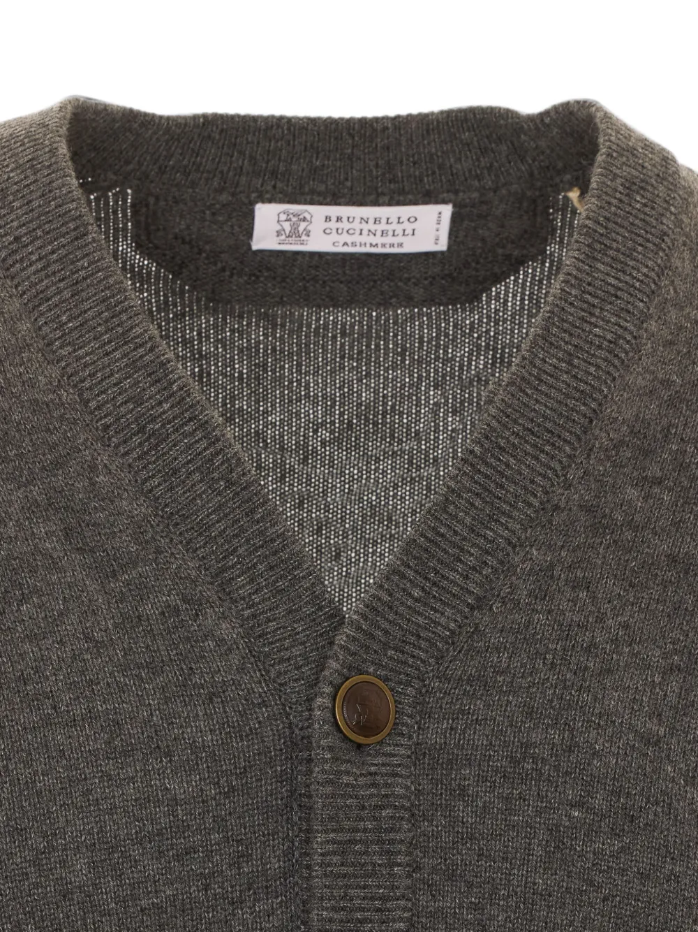 Brunello Cucinelli Vest met V-hals Grijs