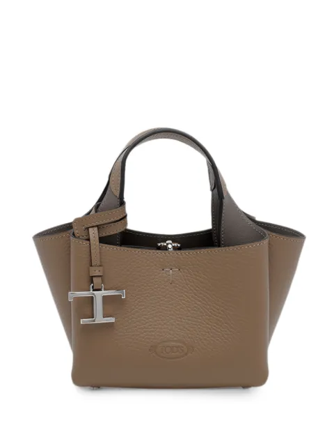 Tod's mini T-logo leather shoulder bag