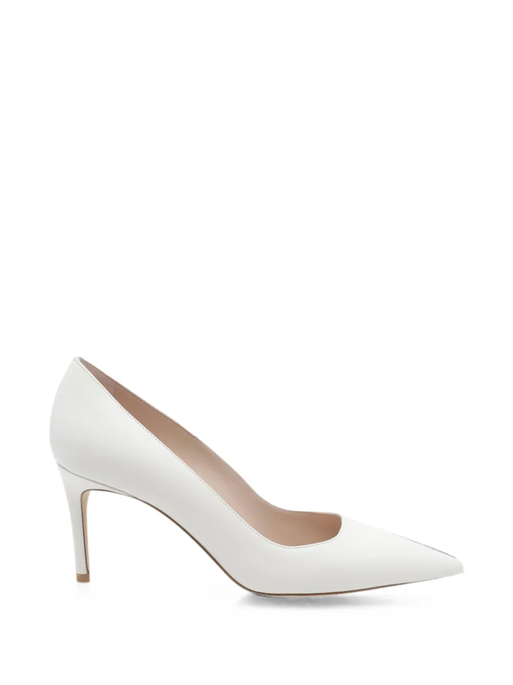 Stuart Weitzman Stuart Power pointed-toe pumps - Bianco