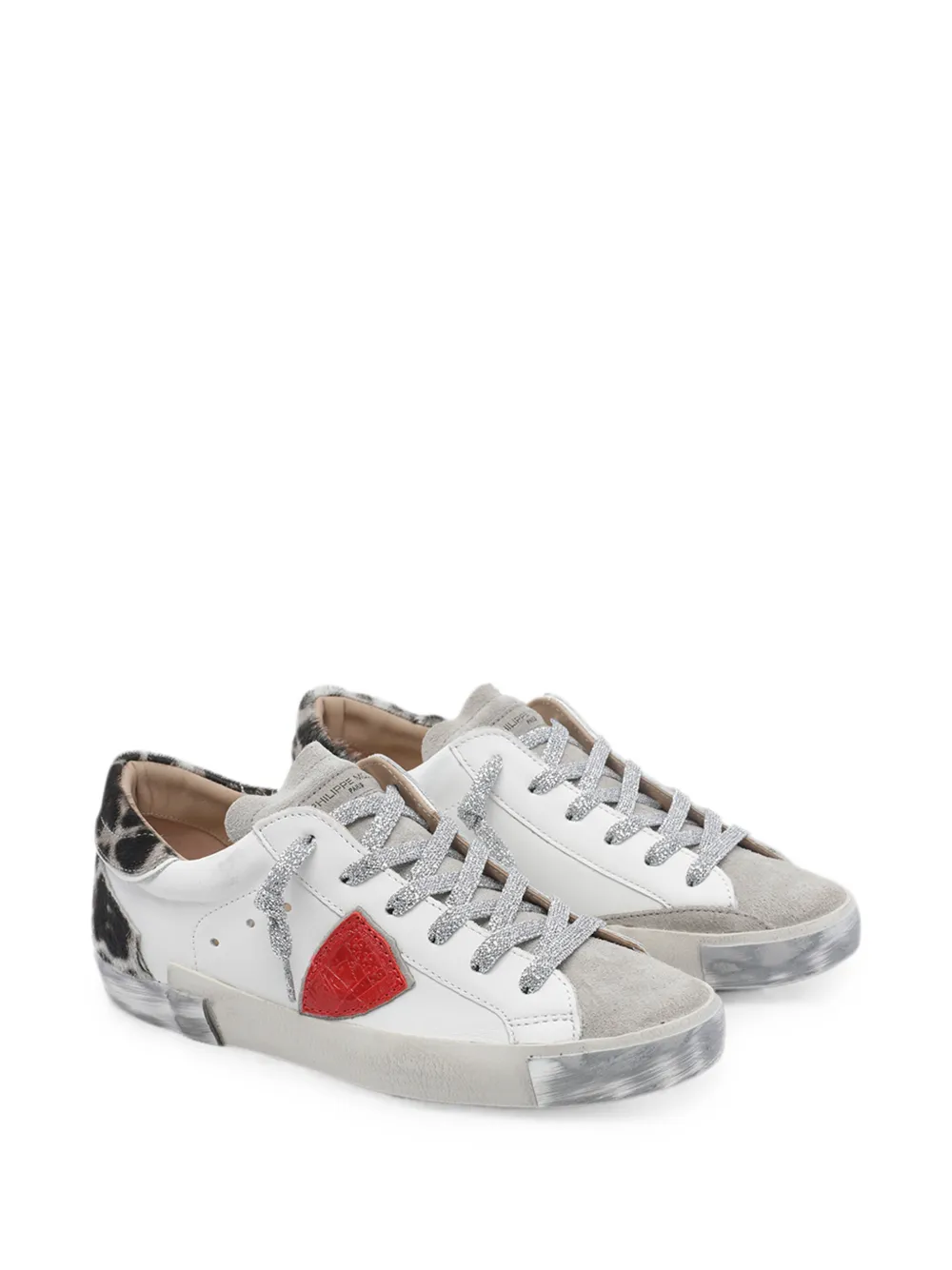 Philippe Model Paris Prsx leopard-print sneakers Wit