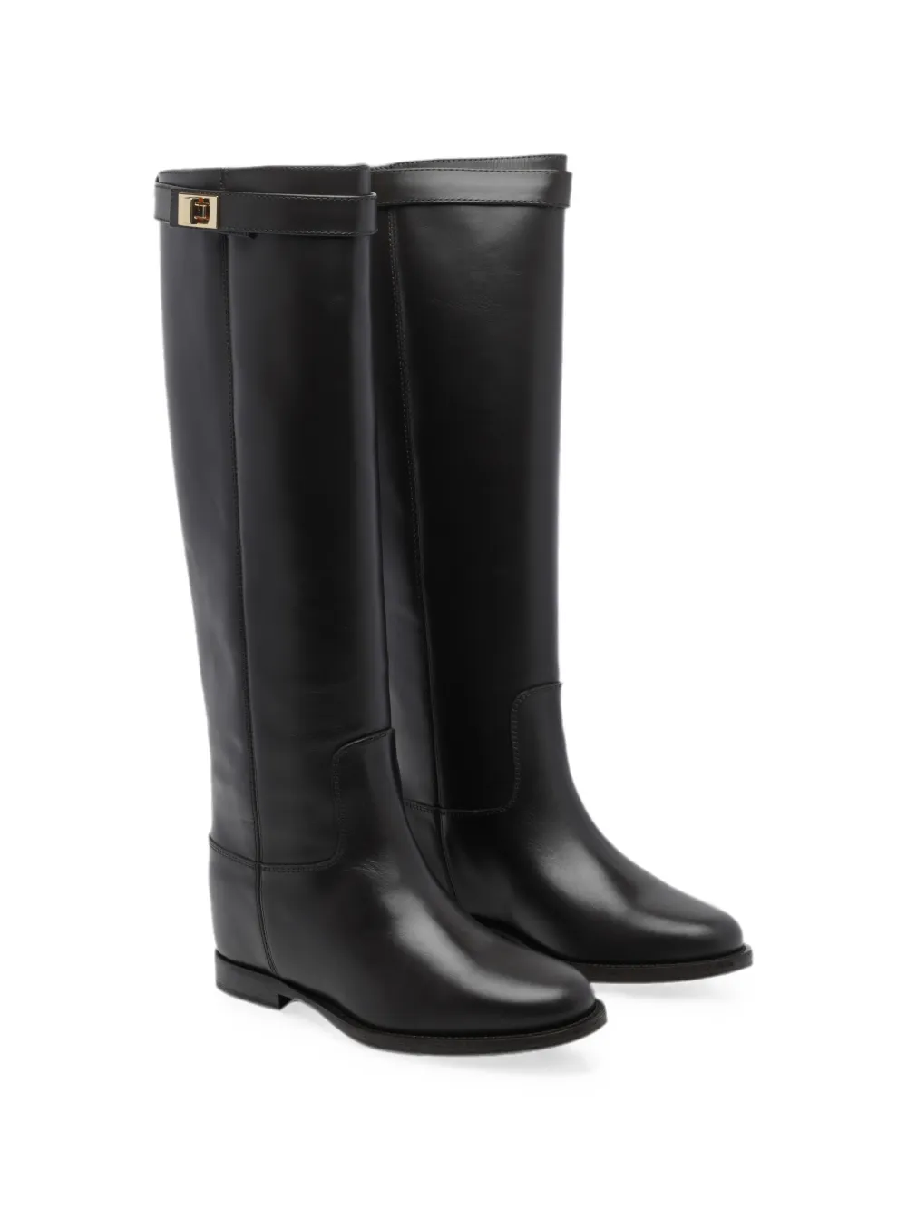 Via Roma 15 padlock-detail boots Bruin