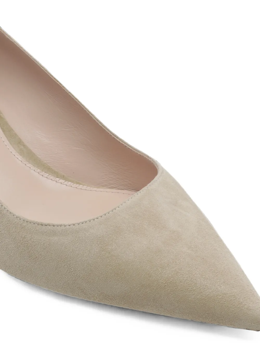 Stuart Weitzman Stuart Sculpt pointed-toe pumps Beige