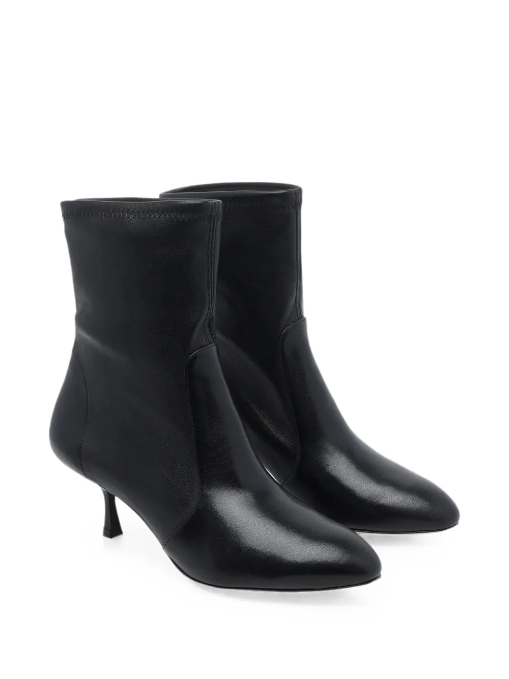 Stuart Weitzman Madison leather ankle boots Zwart