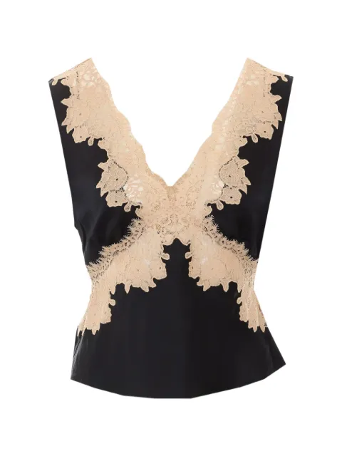 Rixo Emmie lace-trim top