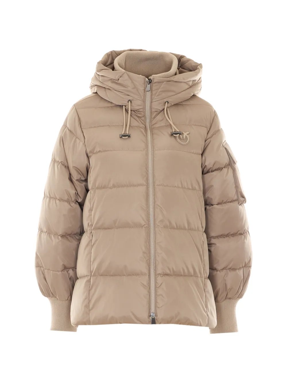 PINKO Crusca hooded parka coat - Toni neutri
