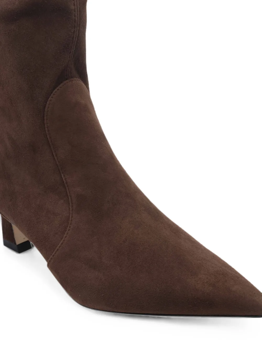 Stuart Weitzman Vinnie suede ankle boots Bruin