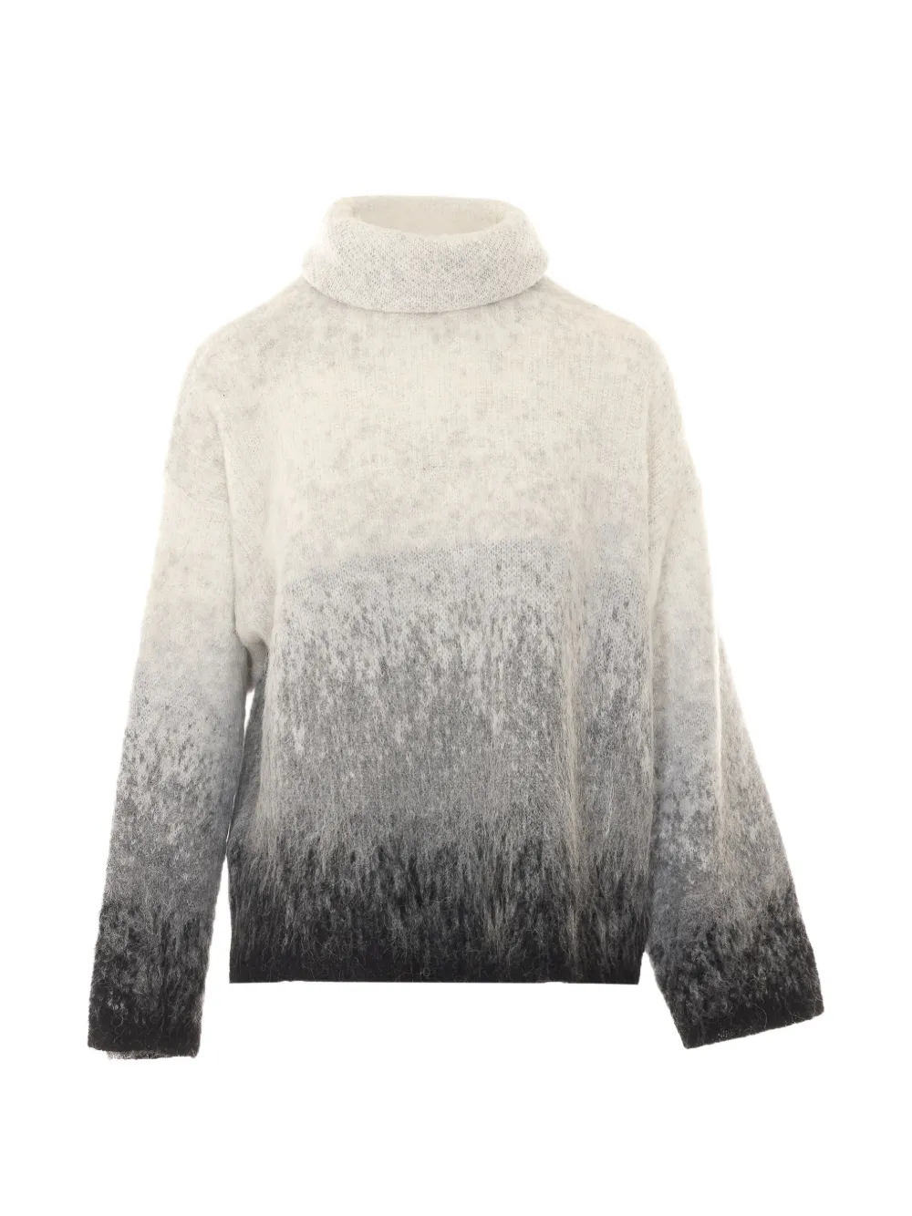 LIU JO ombré high-neck sweater - Bianco