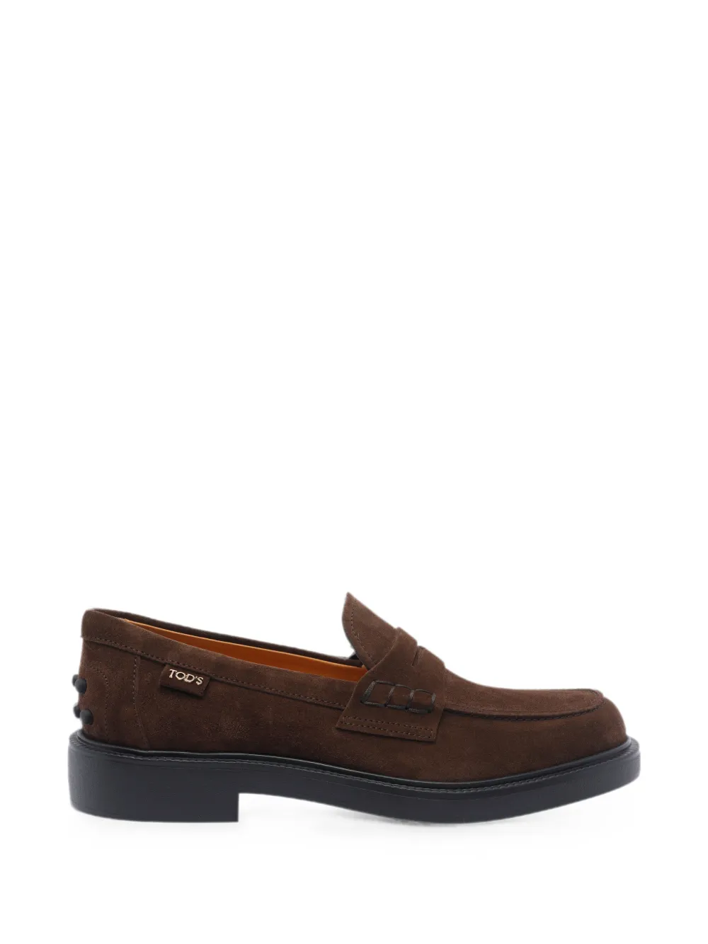 Tod's suede loafers - Marrone