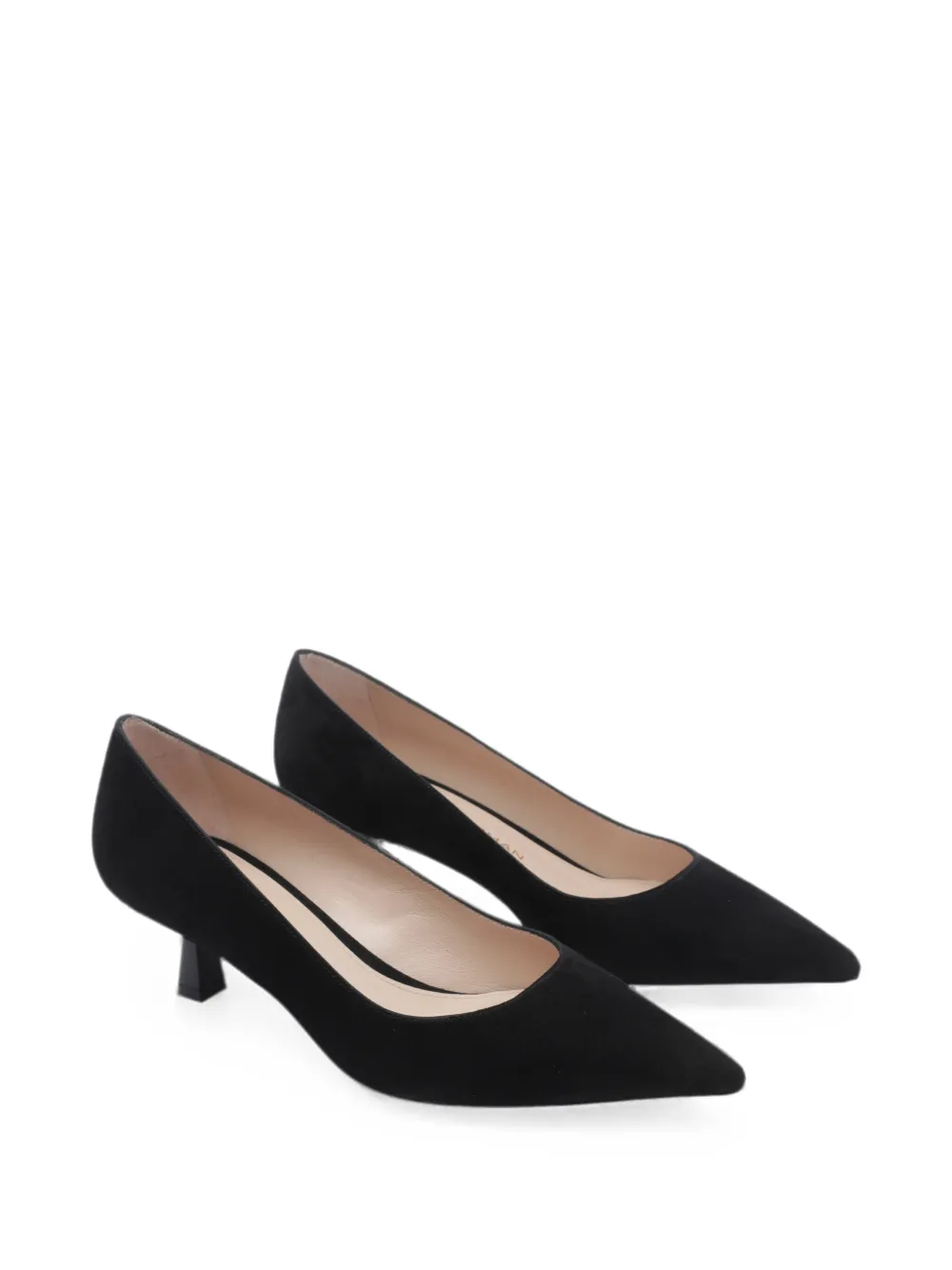 Stuart Weitzman Stuart Sculpt suede pumps Zwart