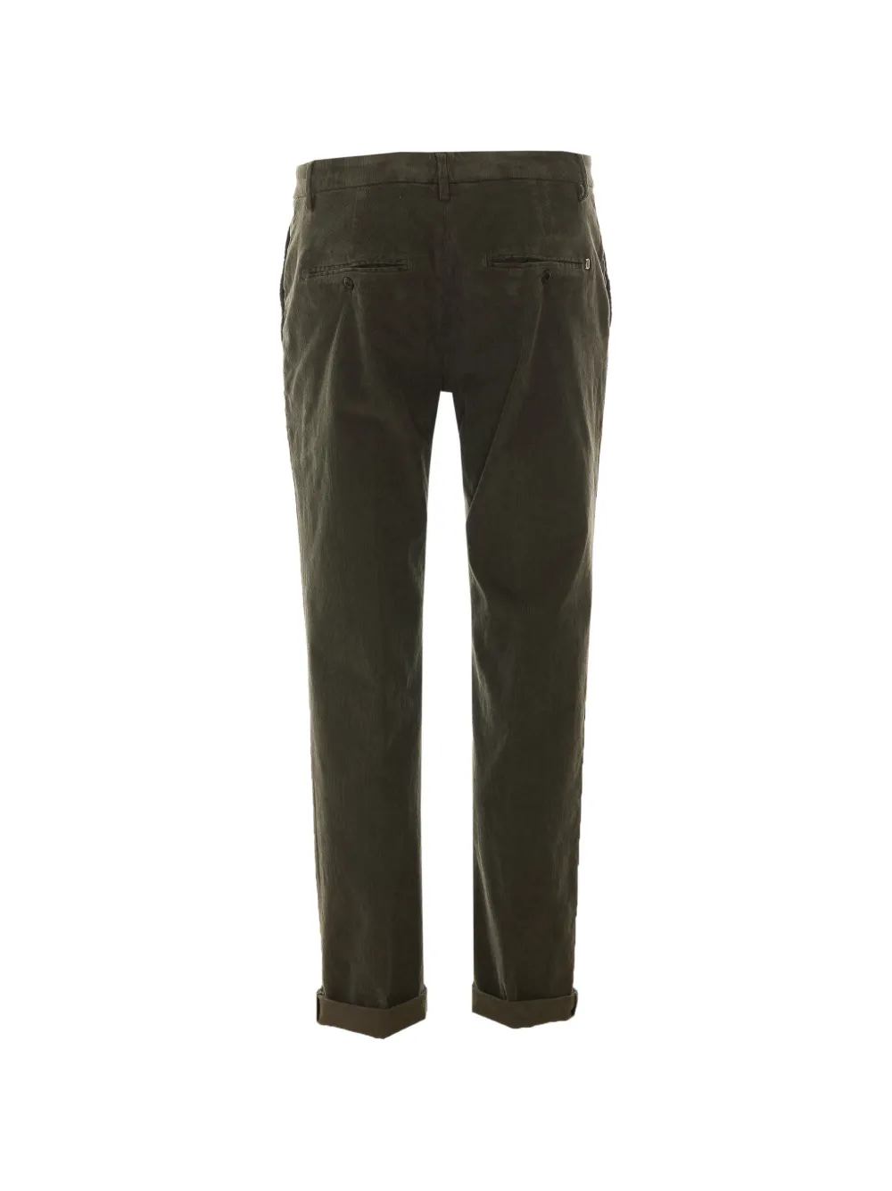 DONDUP Ribfluwelen regular-fit broek Groen