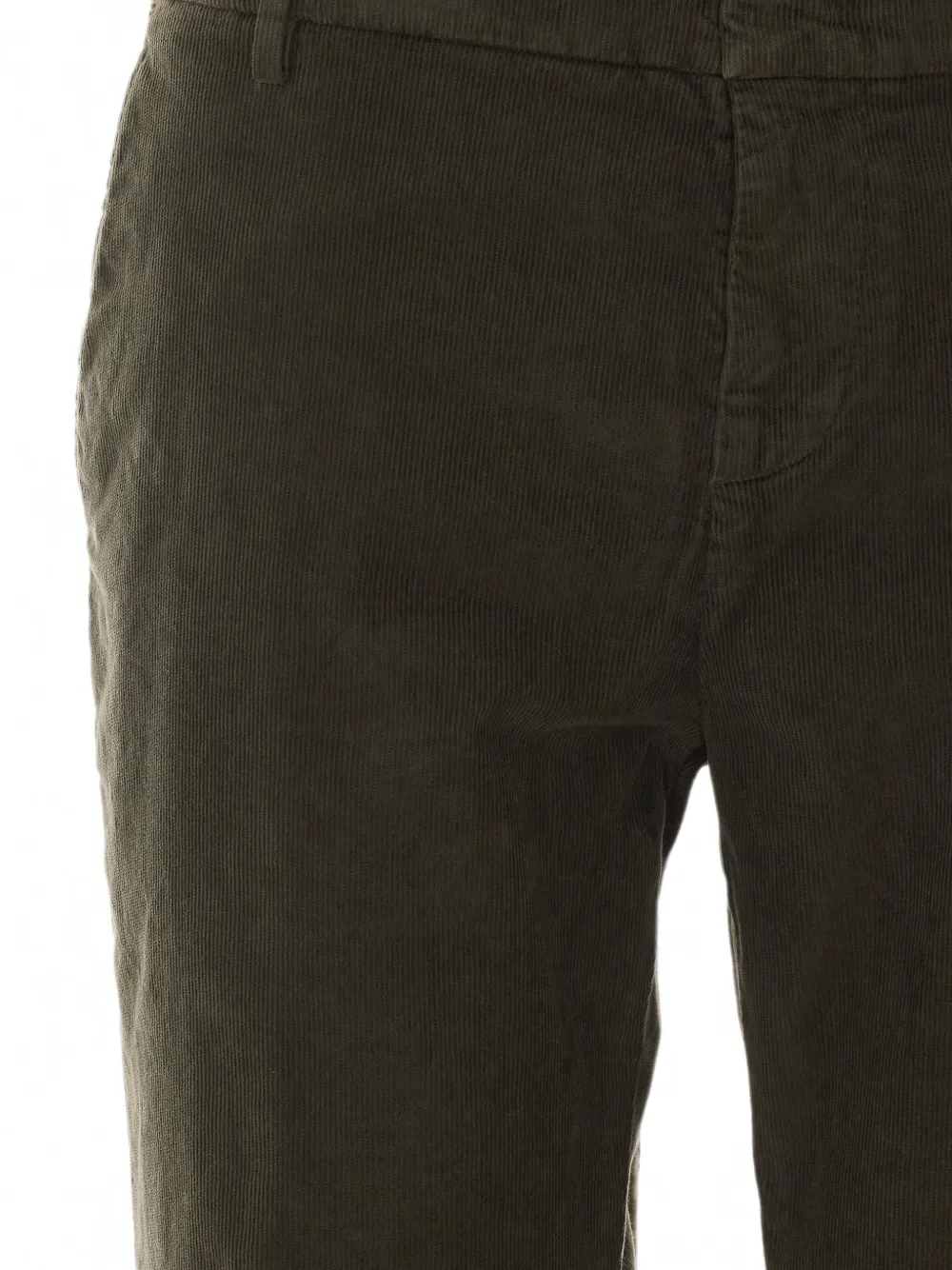 DONDUP Ribfluwelen regular-fit broek Groen