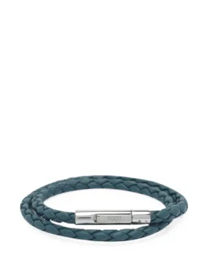 Prada サフィアーノレザー ブレスレット | ブルー | FARFETCH JP