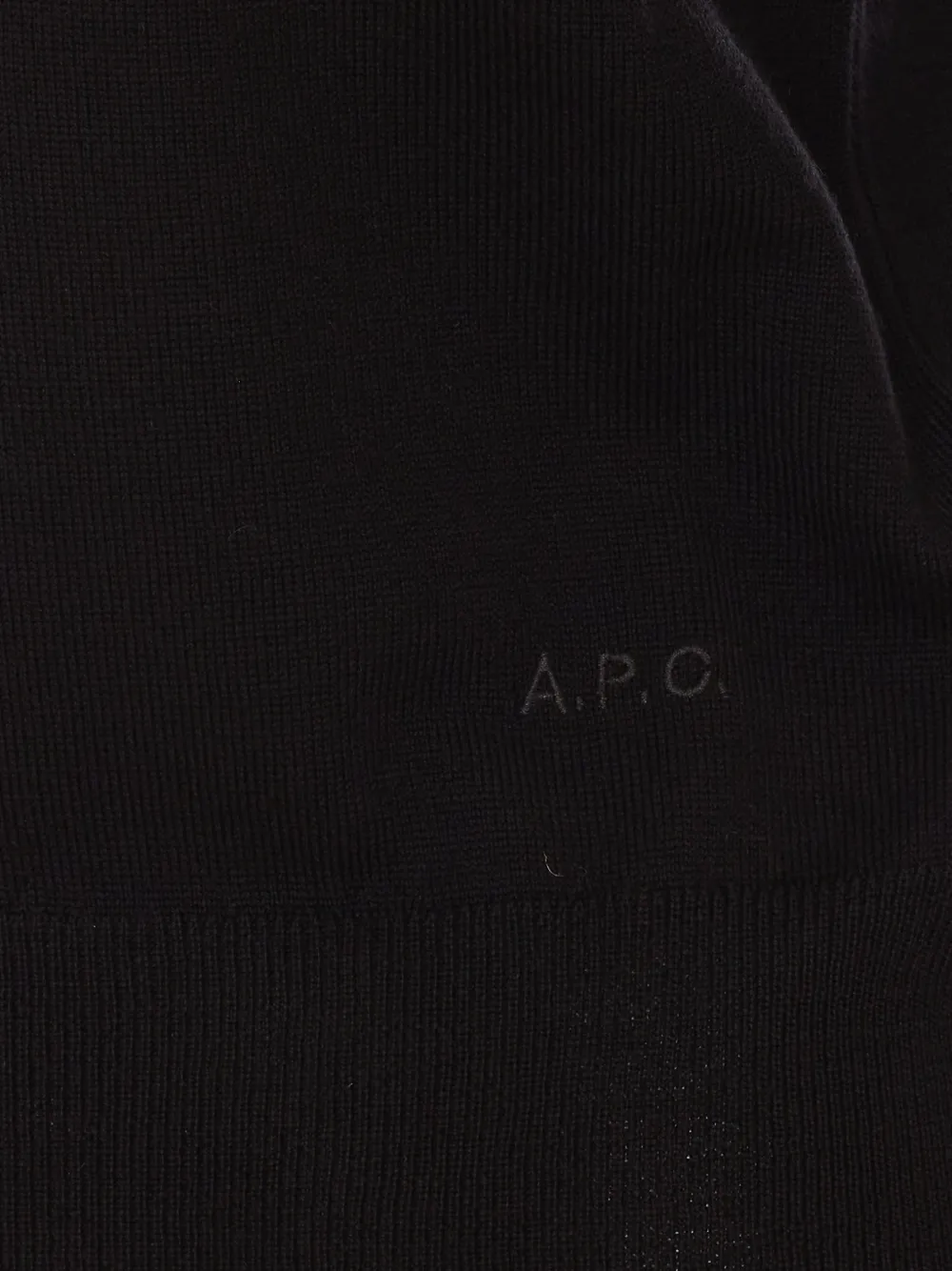 A.P.C. Marisa vest met borduurwerk Zwart