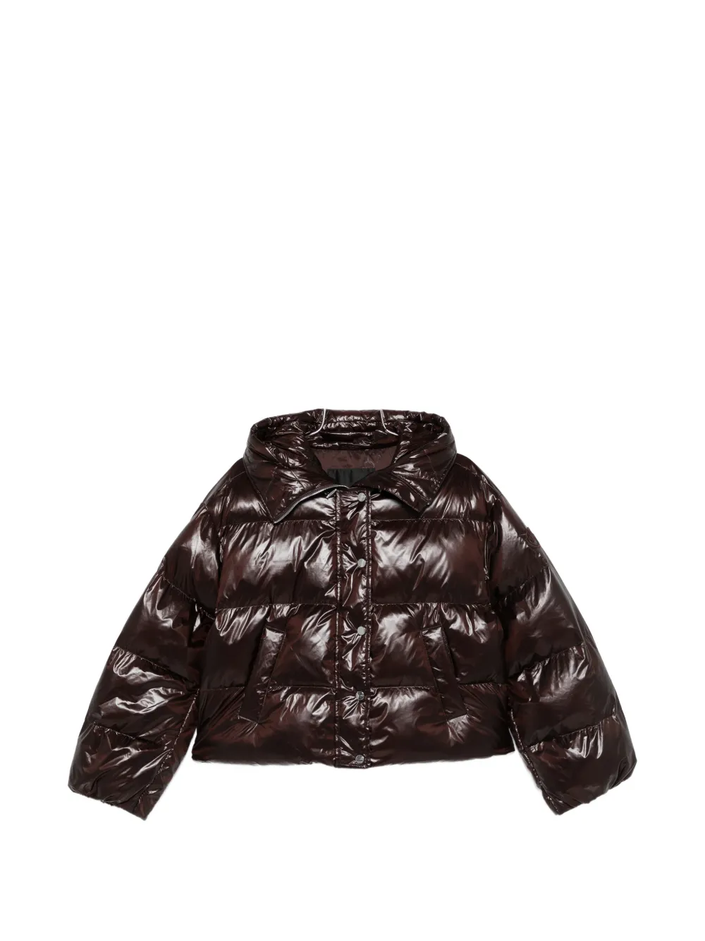 PINKO Impasto padded jacket - Brown