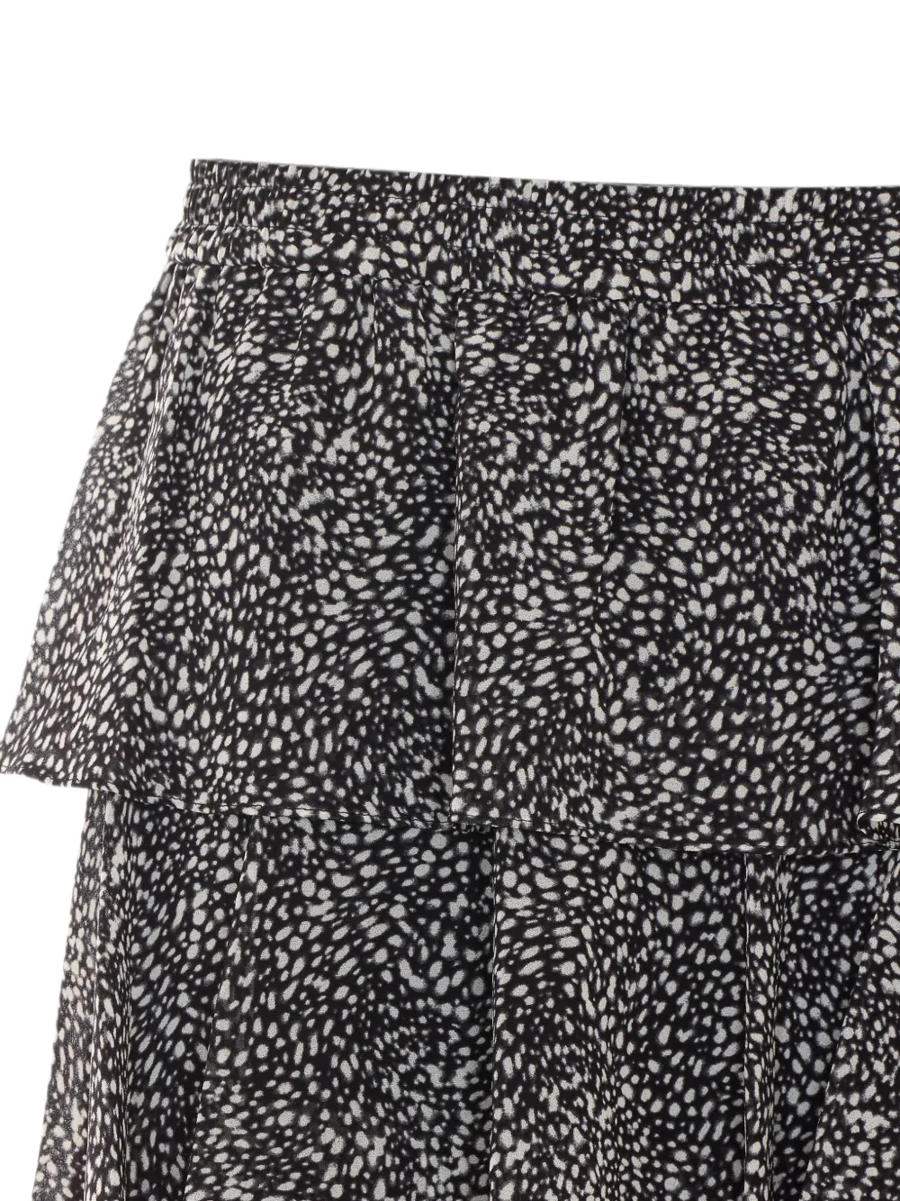 Michael Kors Mini-rok met ruches Zwart