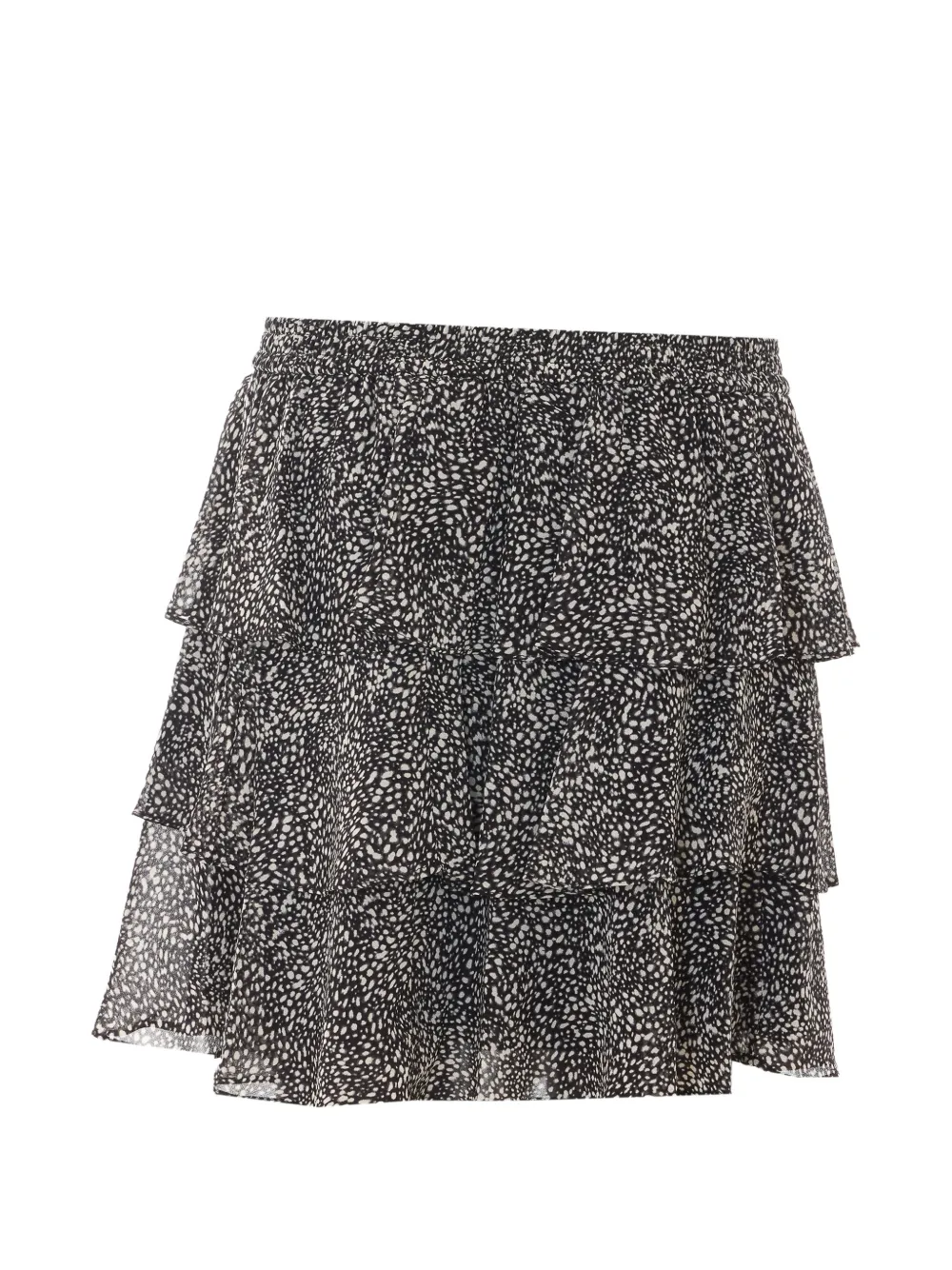 Michael Kors Mini-rok met ruches Zwart