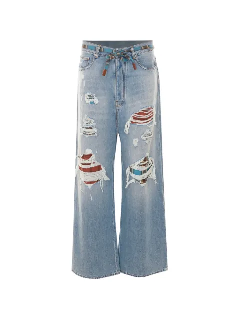 AMIRI Flannel Repair jeans