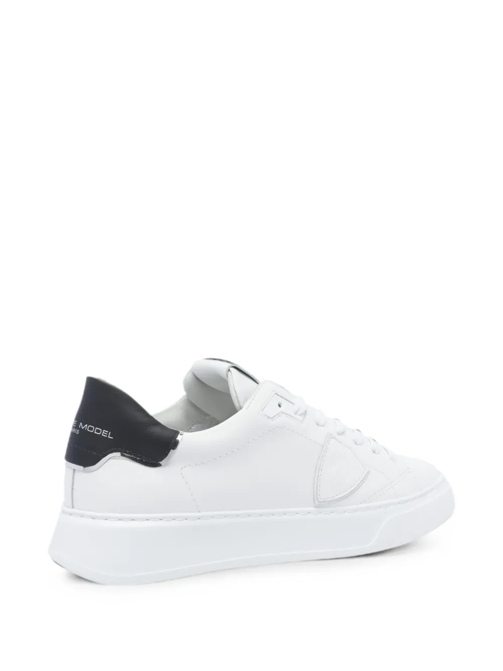 Philippe Model Paris Temple logo-patch sneakers Wit