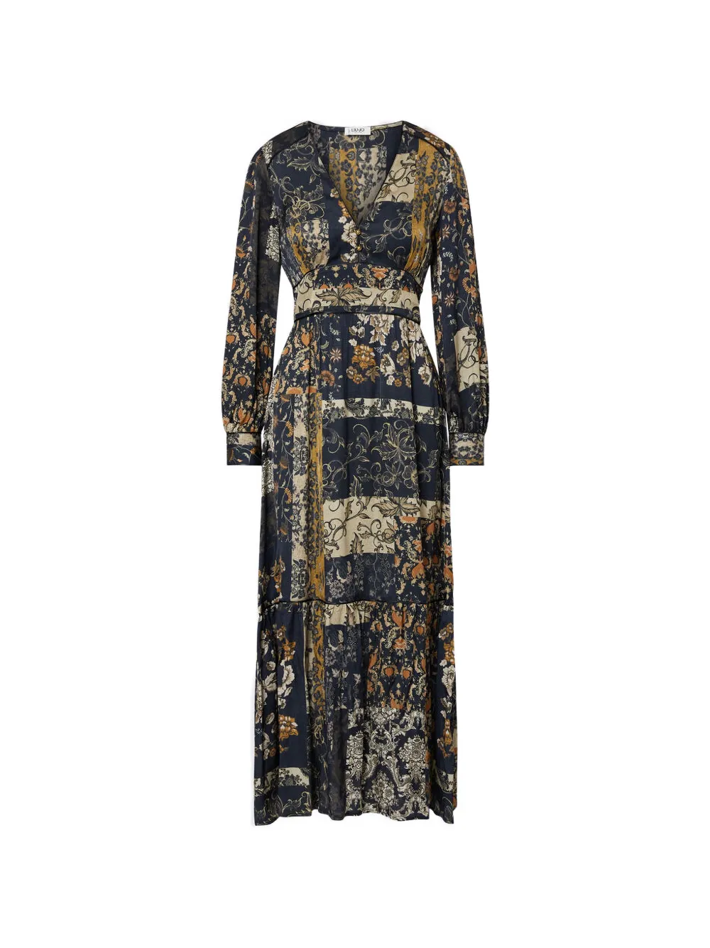 LIU JO long dress with ruffles