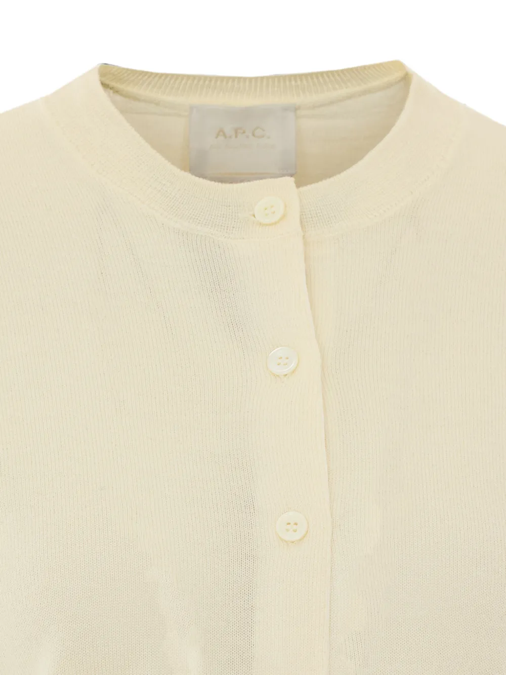 A.P.C. Wollen vest Beige