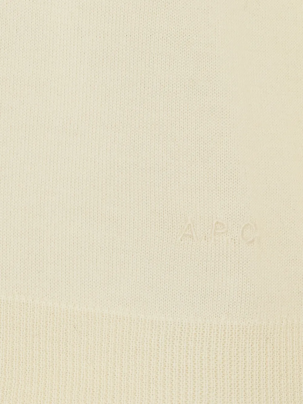A.P.C. Wollen vest Beige