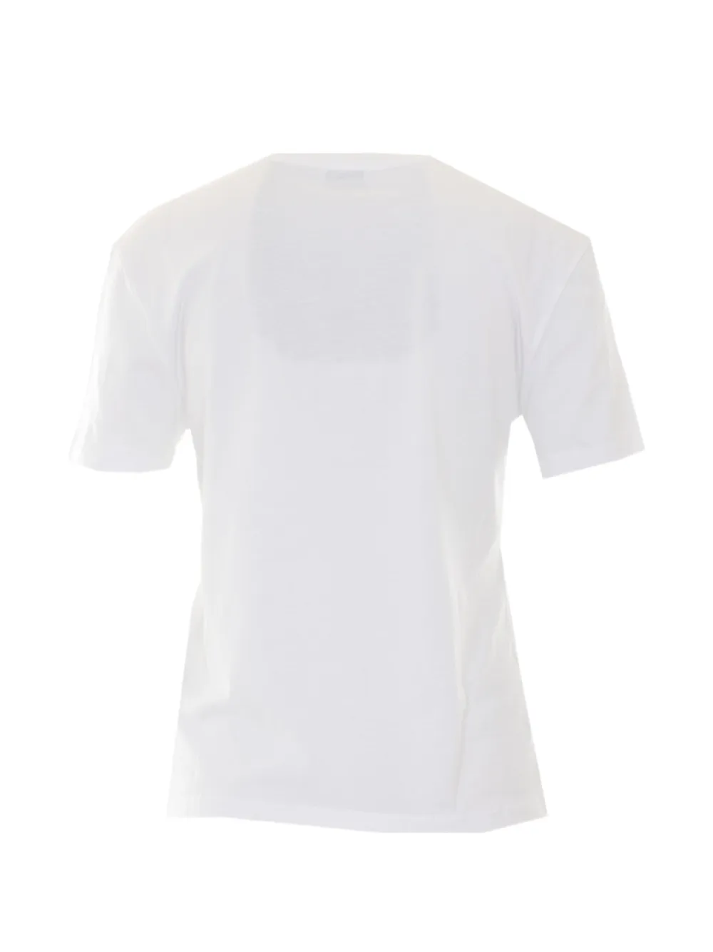LIU JO T-shirt verfraaid met stras en grafische print Wit