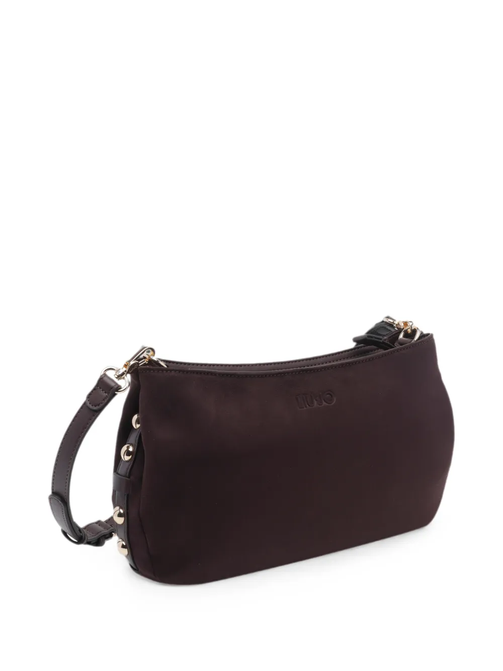 LIU JO Medium microvezel crossbodytas Bruin