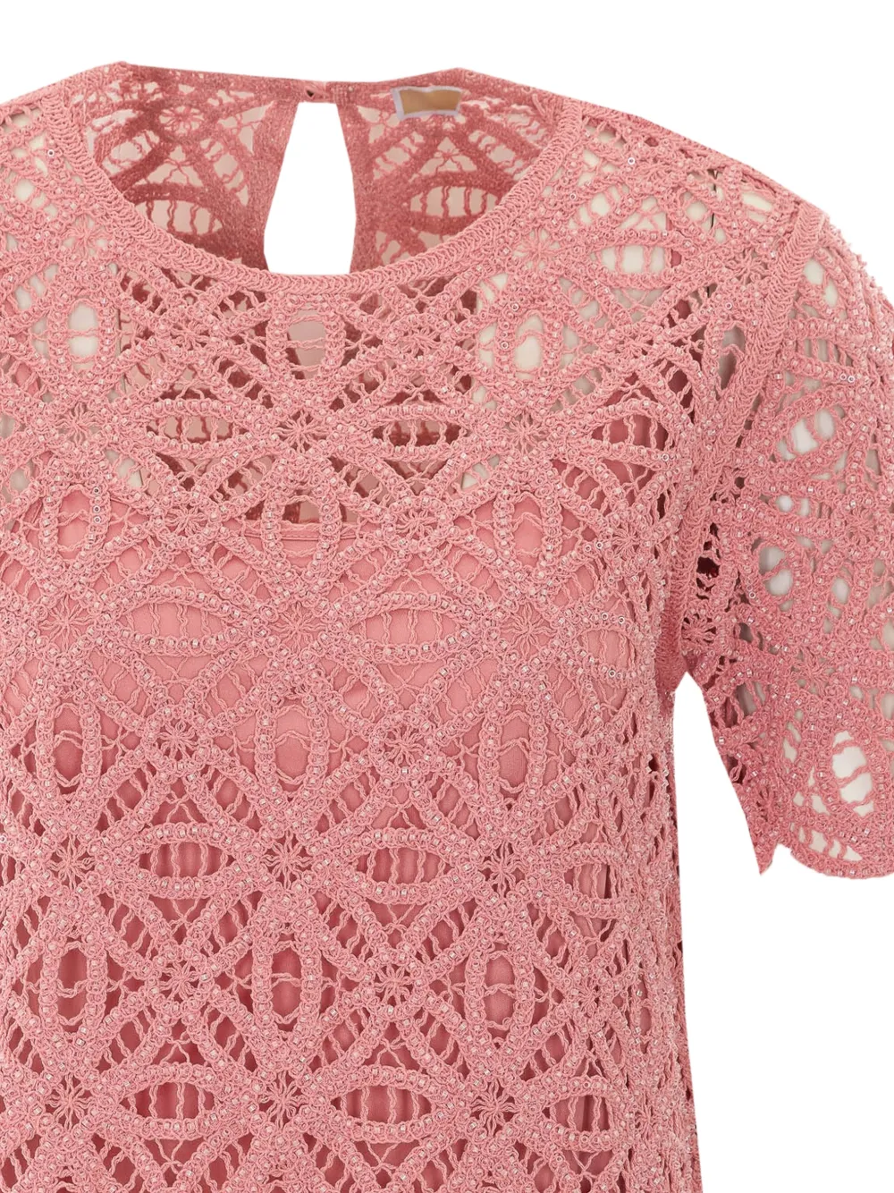 Michael Kors Gehaakte mini-jurk Roze