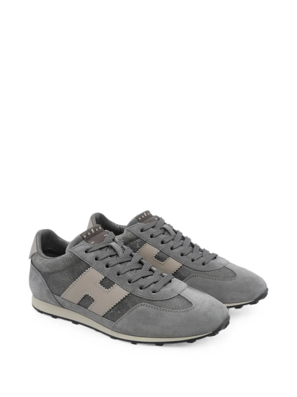 Hogan Athletic logo-patch sneakers Grijs
