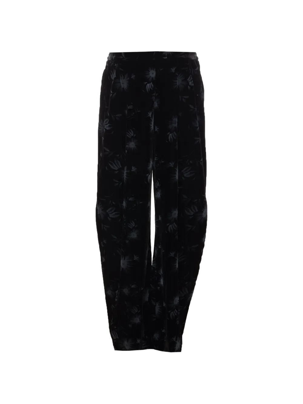 PINKO Ducato broek met bloemenprint Zwart