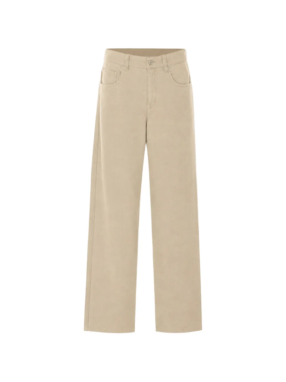 Brunello Cucinelli velvet trousers - Neutrals
